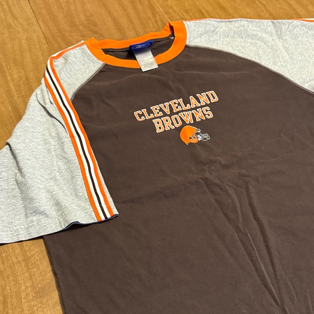 Vintage NFL Cleveland Browns Tee with Orange Trim